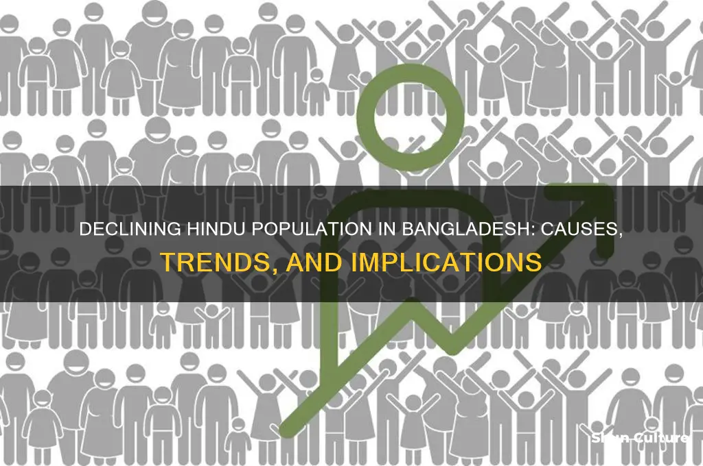 is hindu population decreasing in bangladesh