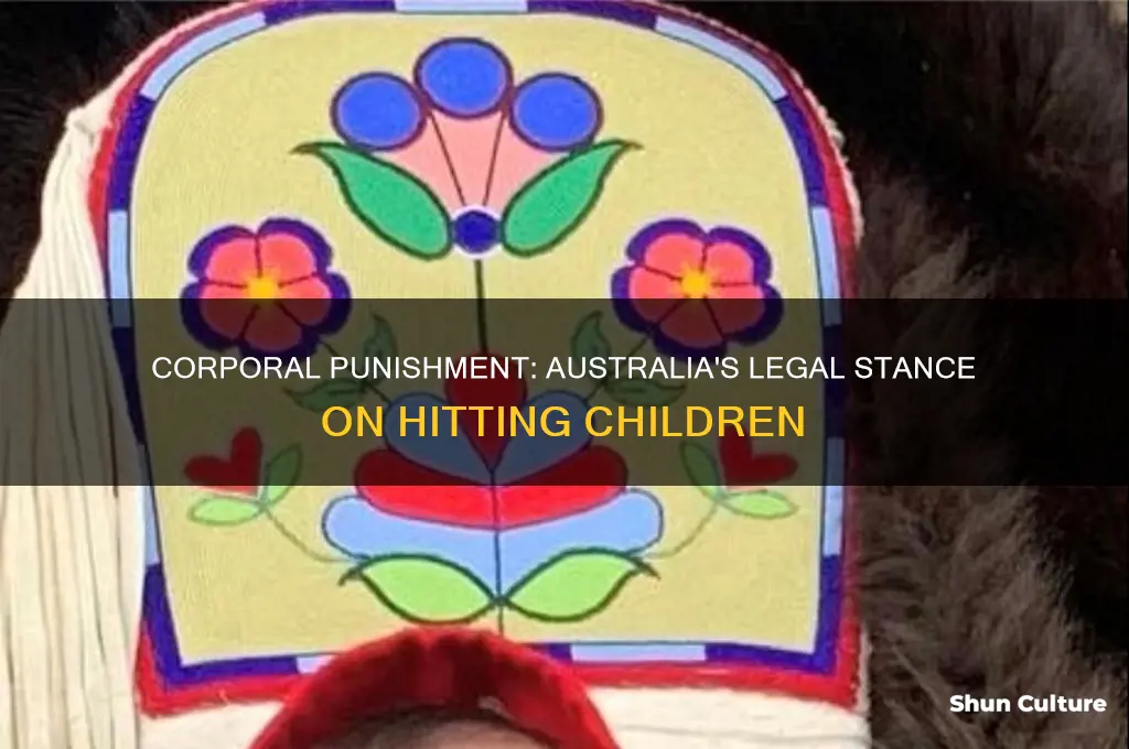is hitting a child illegal in australia