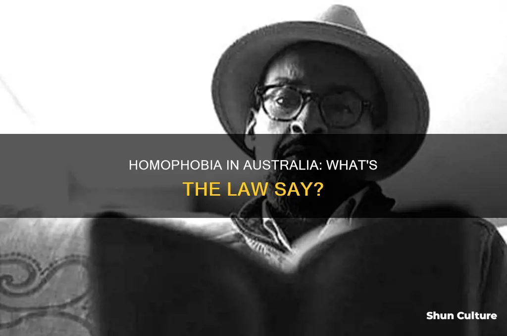 is homophobia illegal in australia