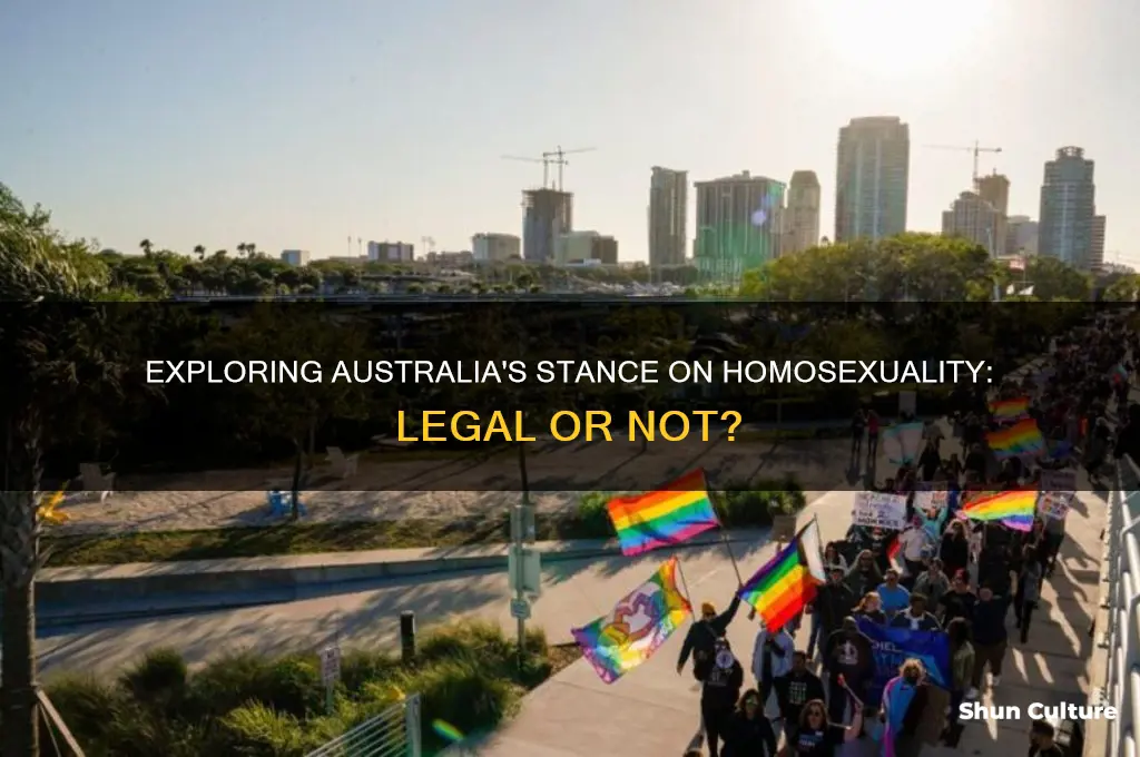 is homosexuality illegal in australia