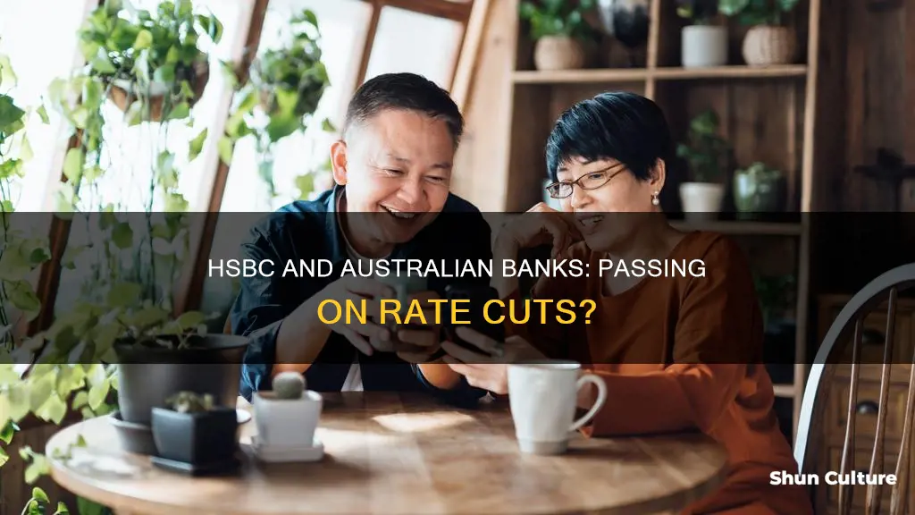 is hsbc australian banks passing on rate