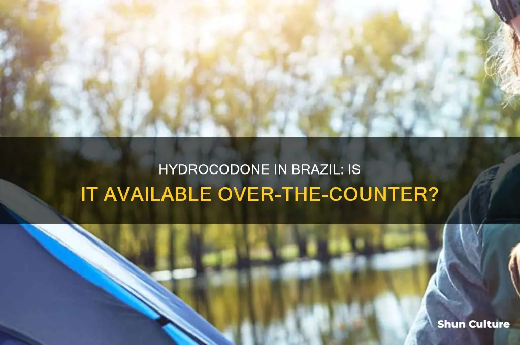 is hydrocodone over-the-counter in brazil