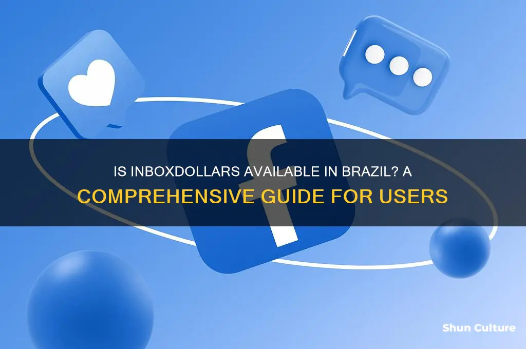 is inbox dollars available in brazil