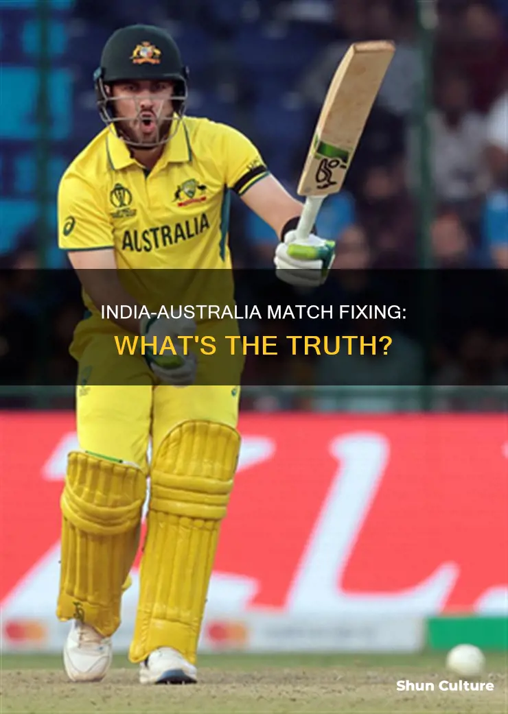 is india australia match fixed