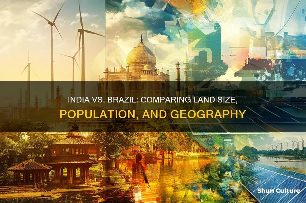 is india bigger than brazil