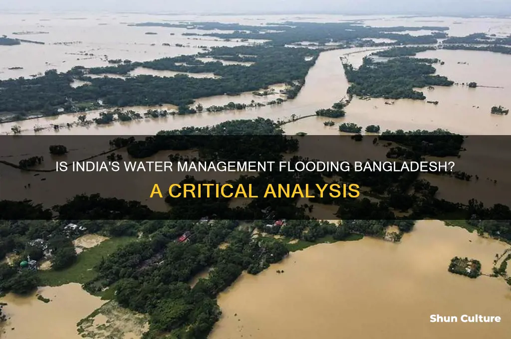 is india flooding bangladesh