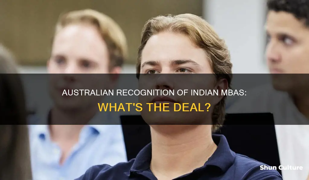 is indian mba recognised in australia