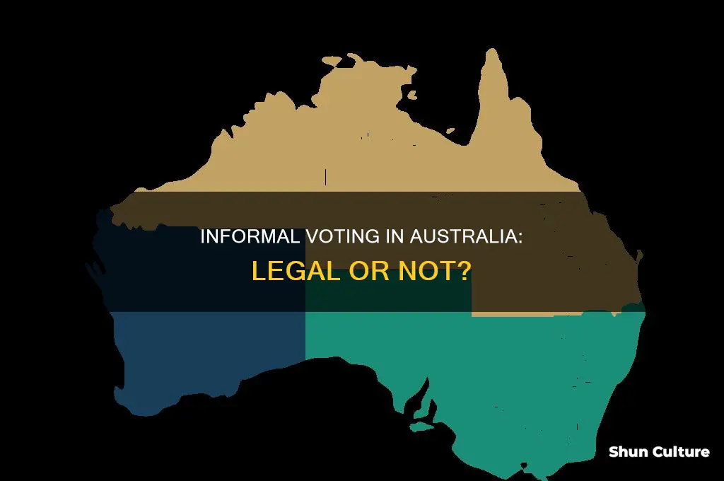 is informal voting illegal in australia
