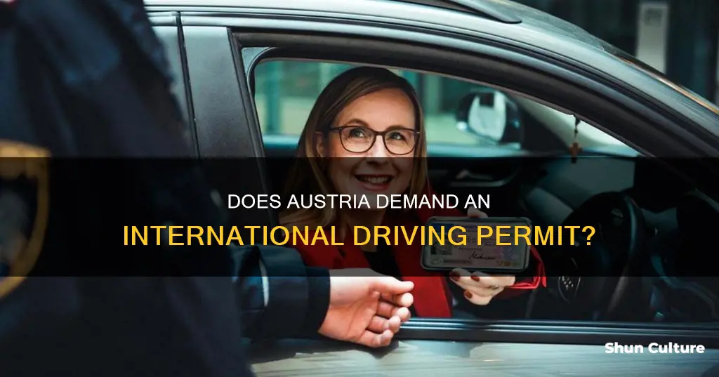 is international drivers license required in austria