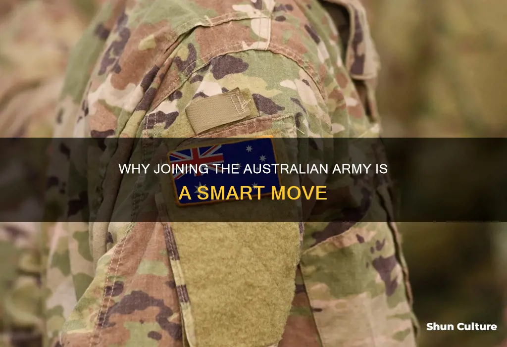 is it a good idea to join the australian army