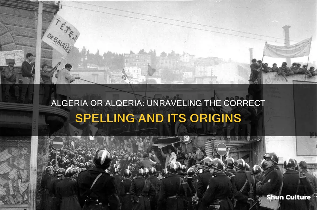 is it algeria or alqeria