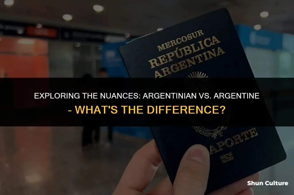 is it argentinian or argentine