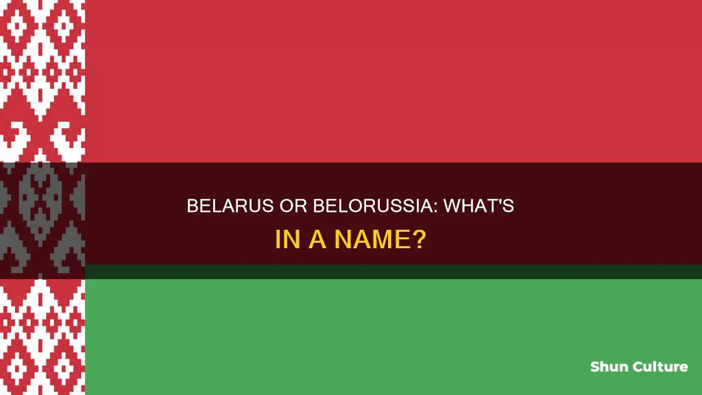 is it belarus or belorussia