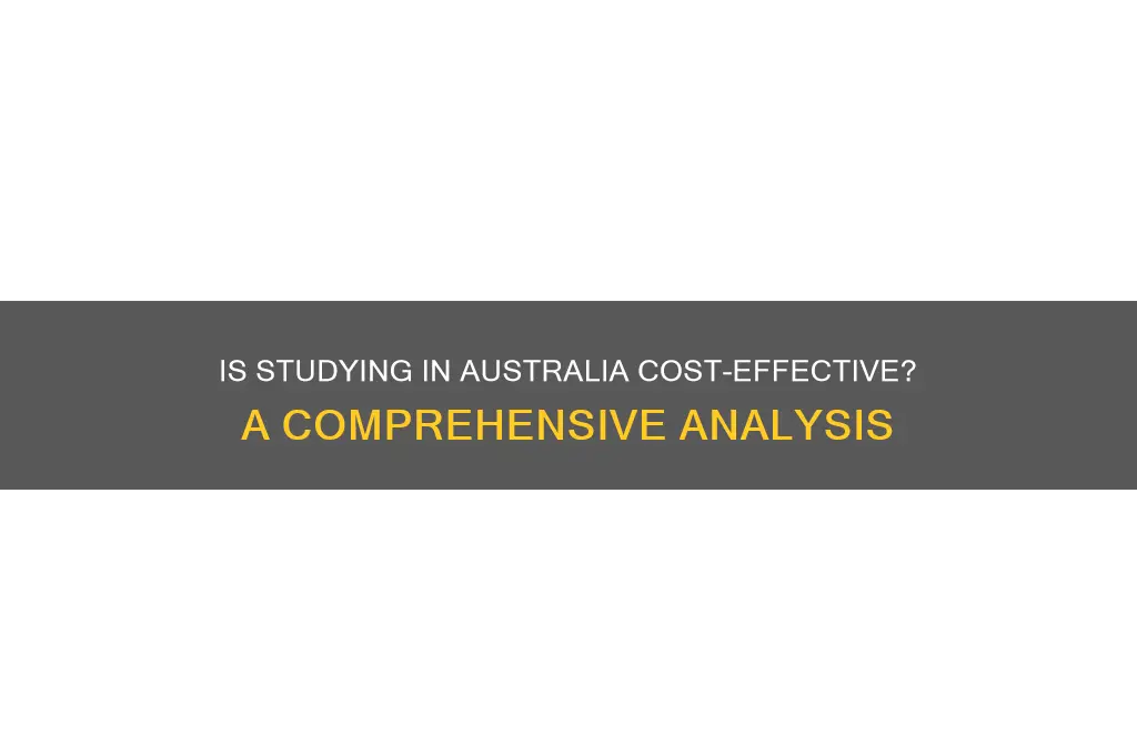 is it cheaper to go to college in australia
