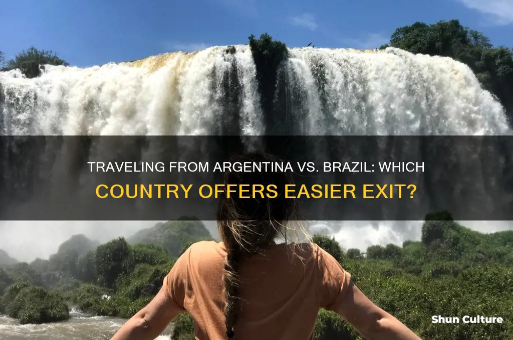 is it easier to travel out of argentina or brazil