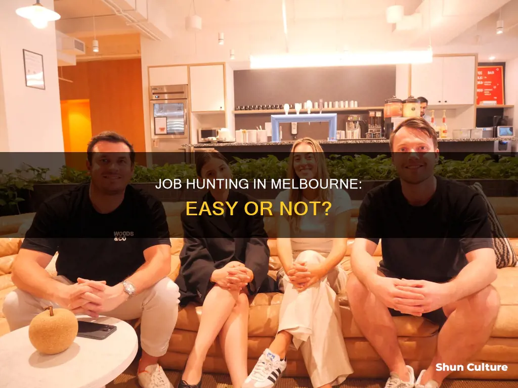 is it easy to find a job in melbourne australia