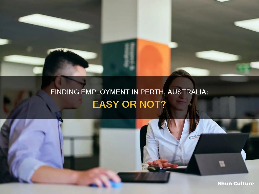 is it easy to find a job in perth australia