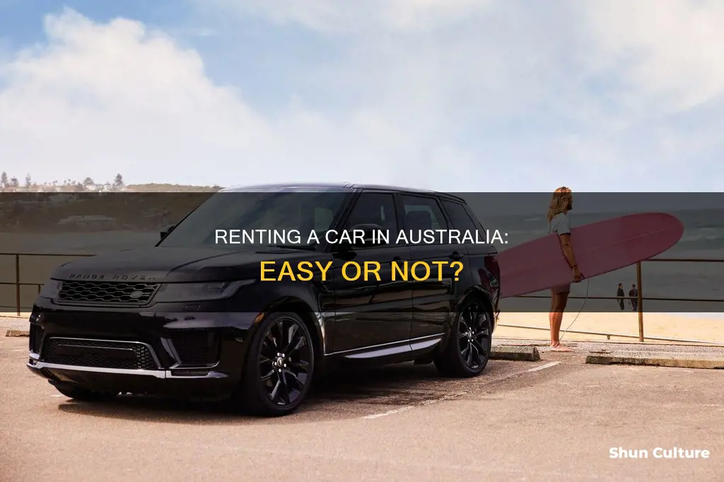 is it easy to rent a car in australia