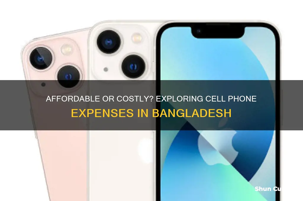 is it expensive to have a cell phone in bangladesh