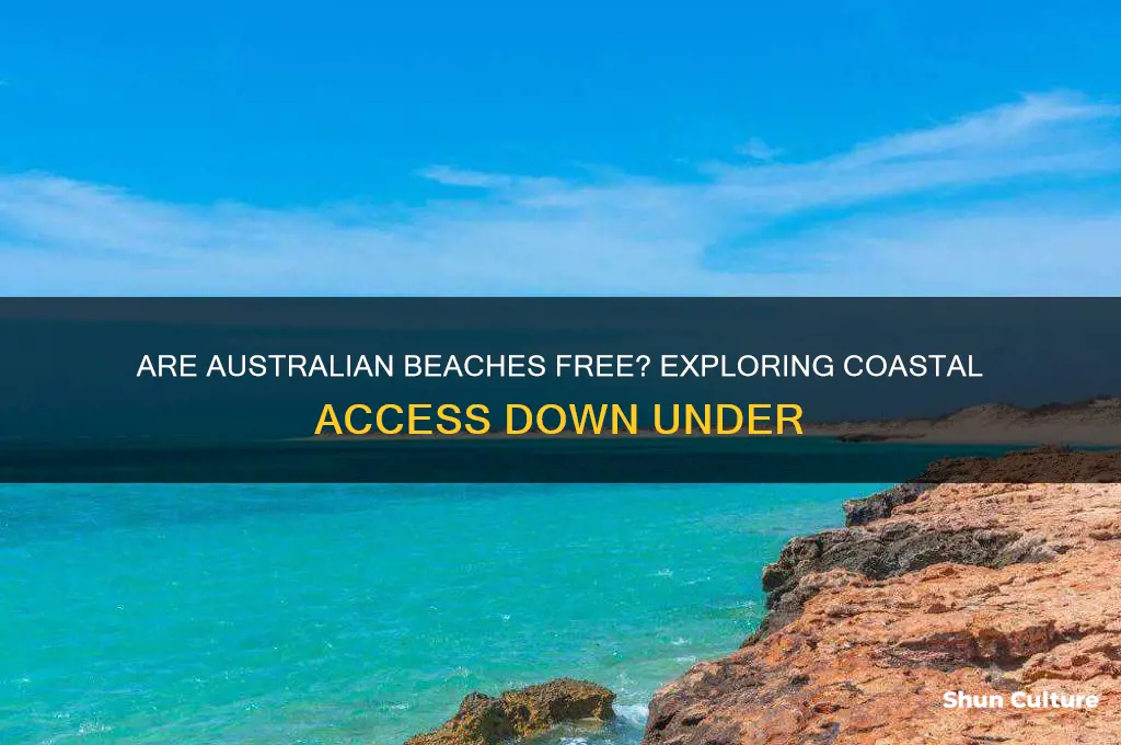 is it free to go to the beach in australia