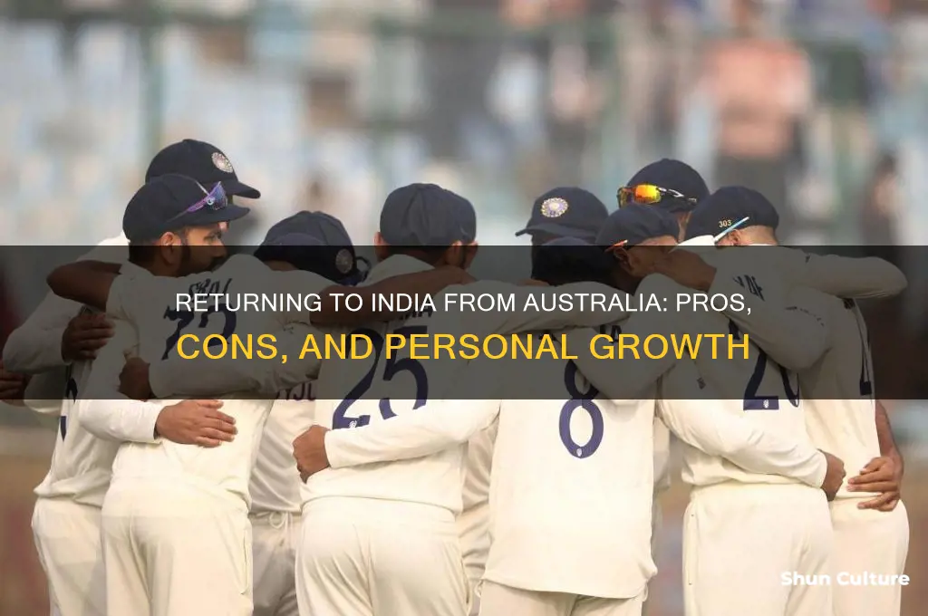 is it good to go back india from australia