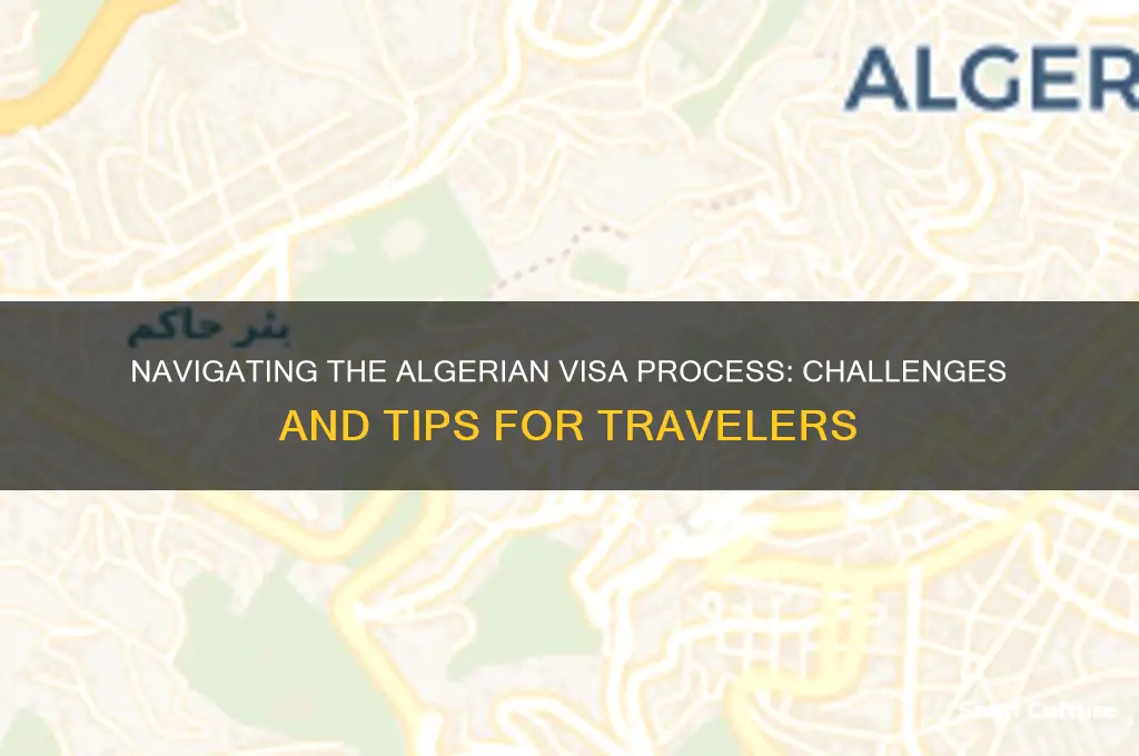 is it hard to get an algerian visa