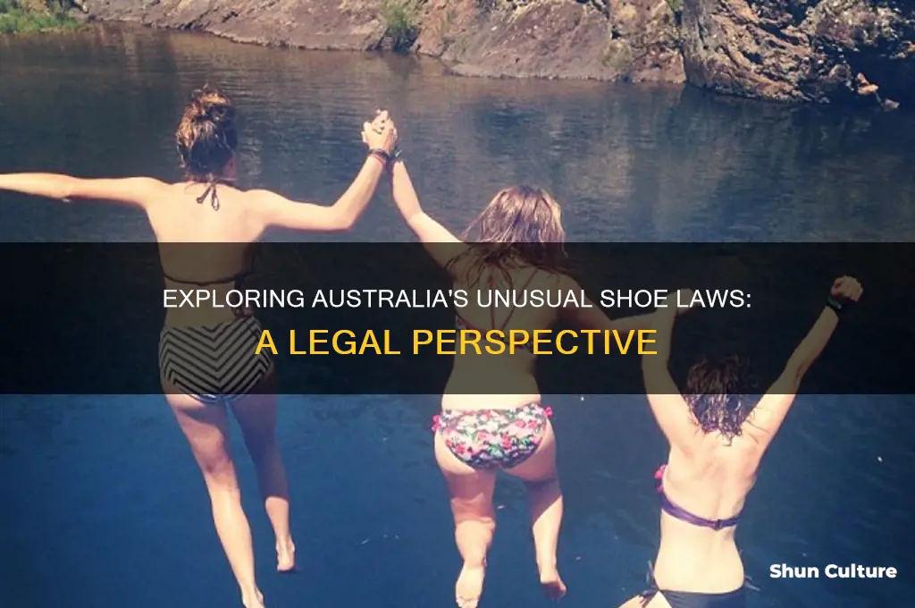 is it illegal in australia to wear shoes