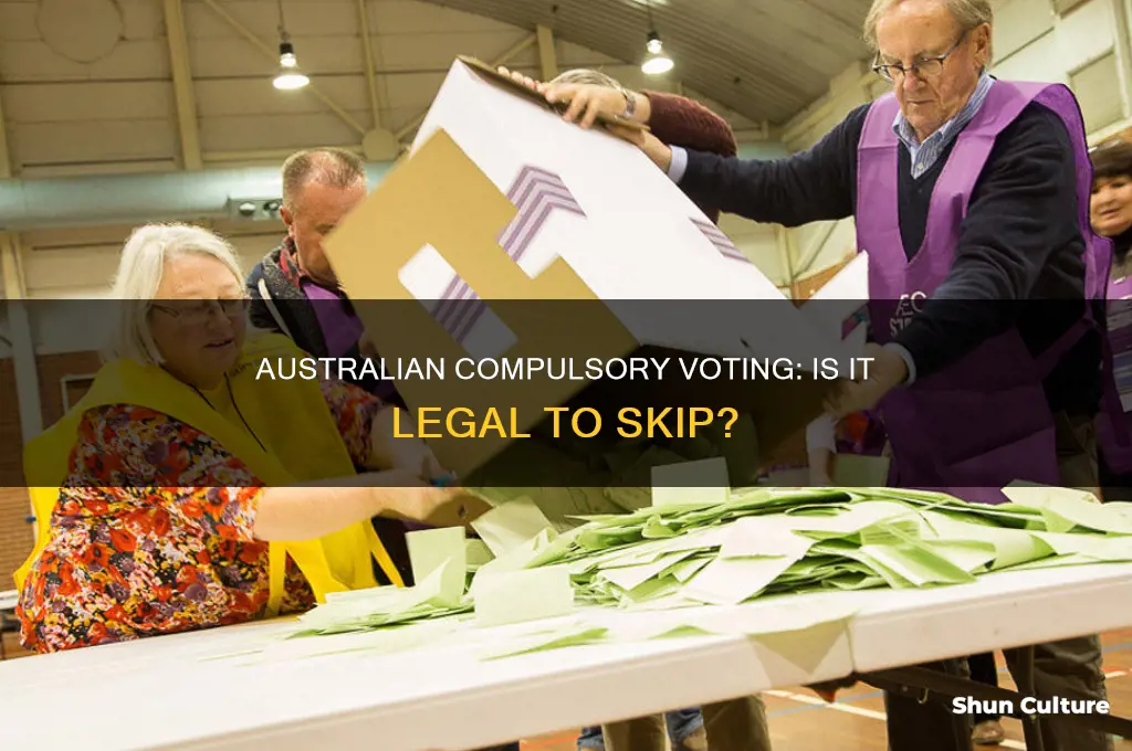 is it illegal not to enrol to vote in australia