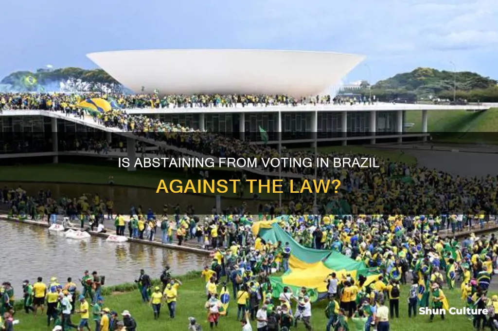 is it illegal not to vote in brazil