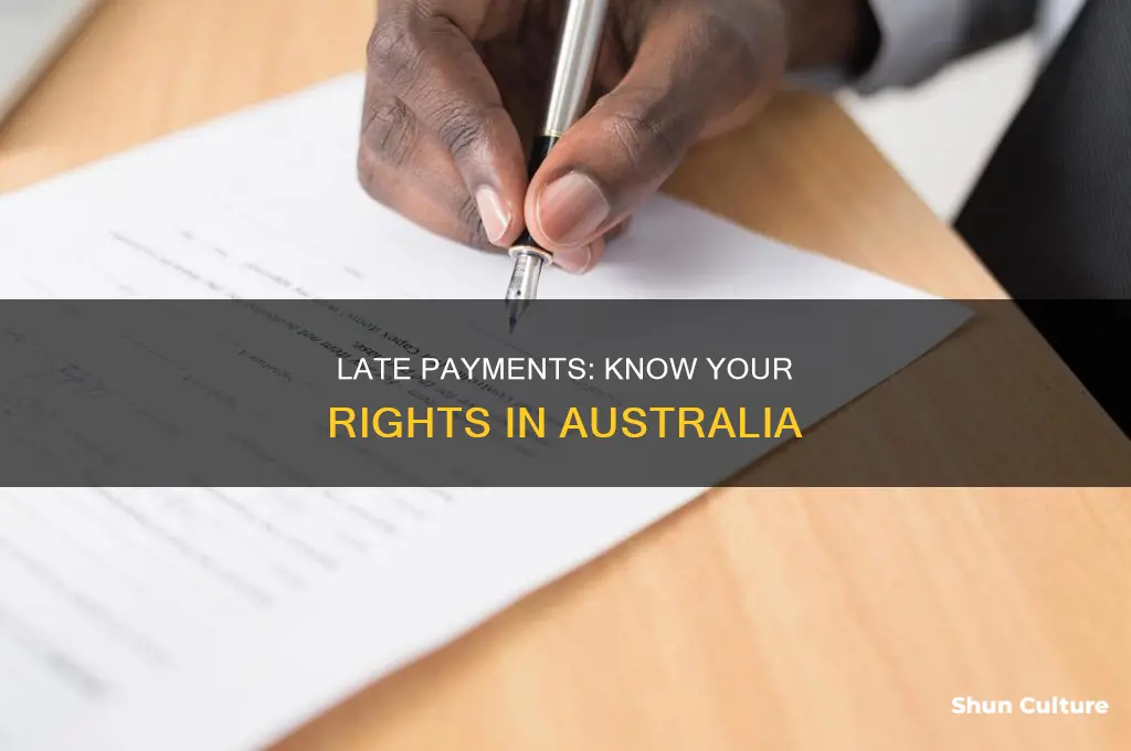 is it illegal to be paid late australia