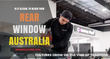 Blocking Rear Window: Legal or Not in Australia?