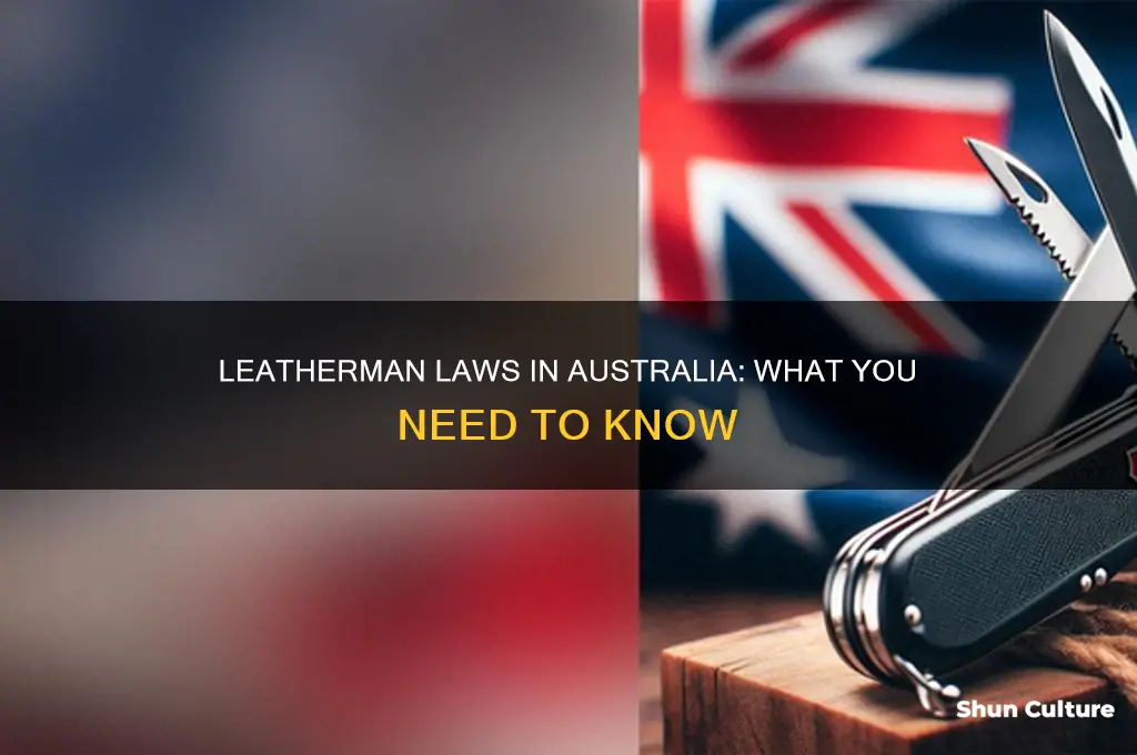 is it illegal to carry a leatherman in australia
