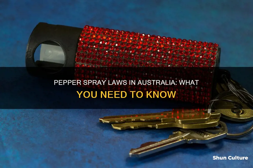 is it illegal to carry pepper spray in australia