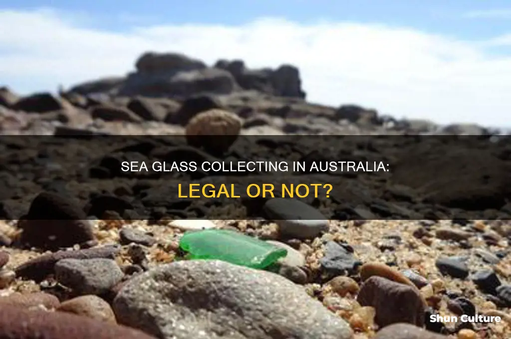 is it illegal to collect sea glass in australia