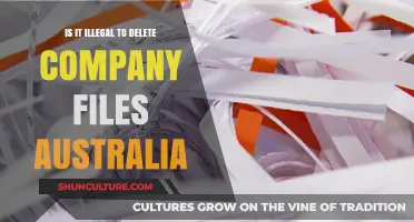 Company File Deletion: Legal or Illegal in Australia?