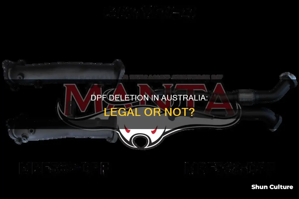 is it illegal to delete dpf in australia