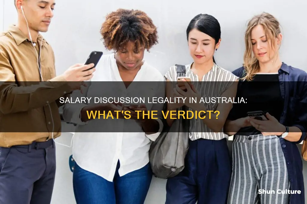 is it illegal to discuss salary australia