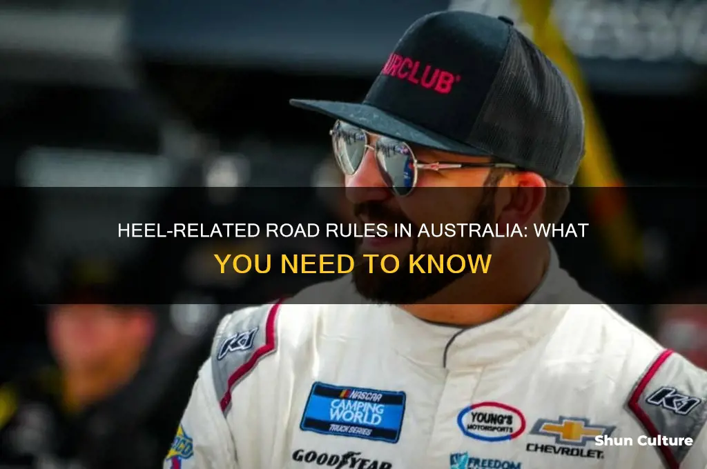 is it illegal to drive in heels in australia