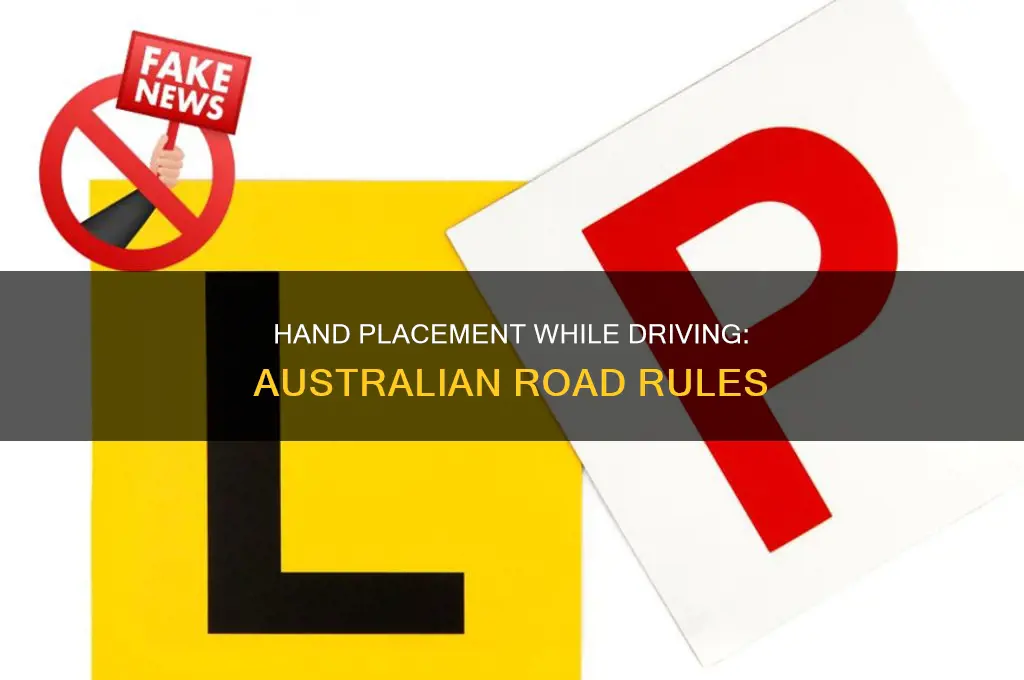 is it illegal to drive with one hand in australia