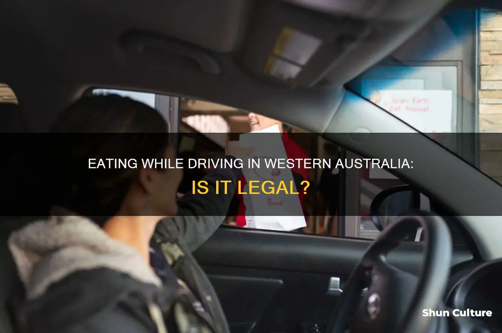 is it illegal to eat while driving in western australia
