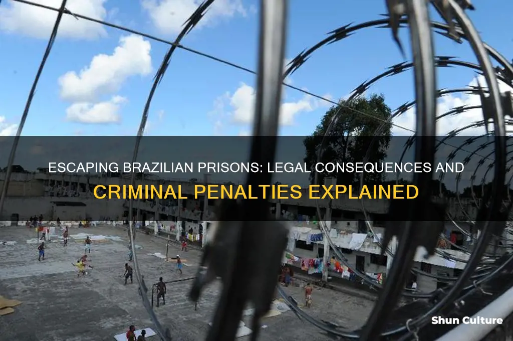 is it illegal to escape.from.prison in brazil