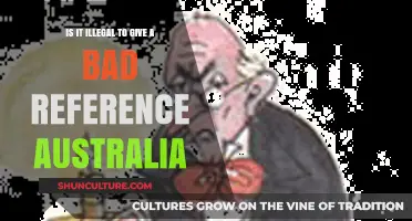 Bad References: What's Legal in Australia?