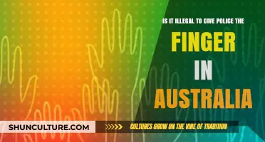 Giving the Finger to Cops: Legal in Australia?