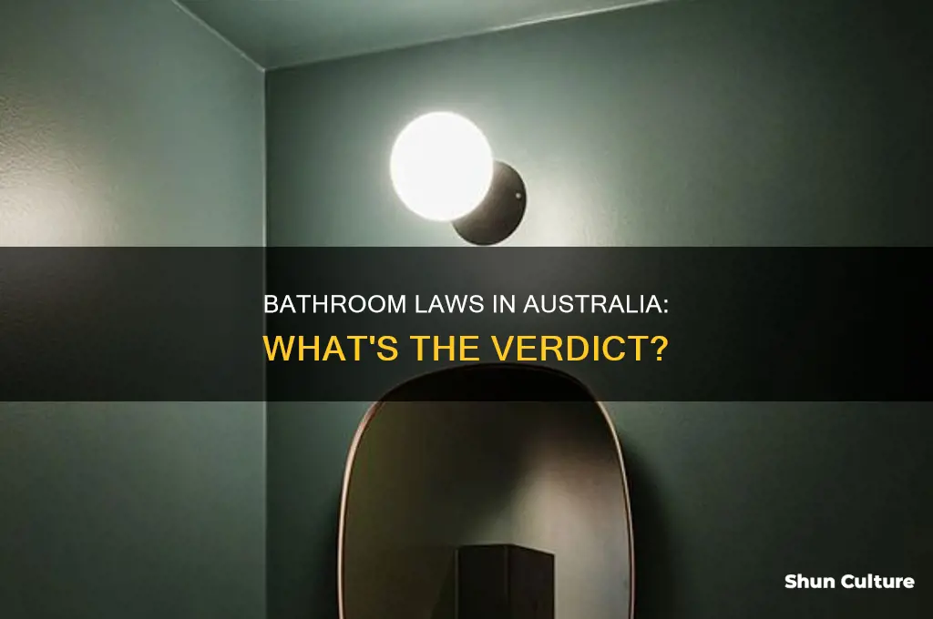 is it illegal to go into the wrong bathroom australia