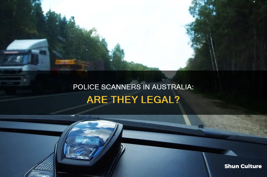 is it illegal to have a police scanner in australia