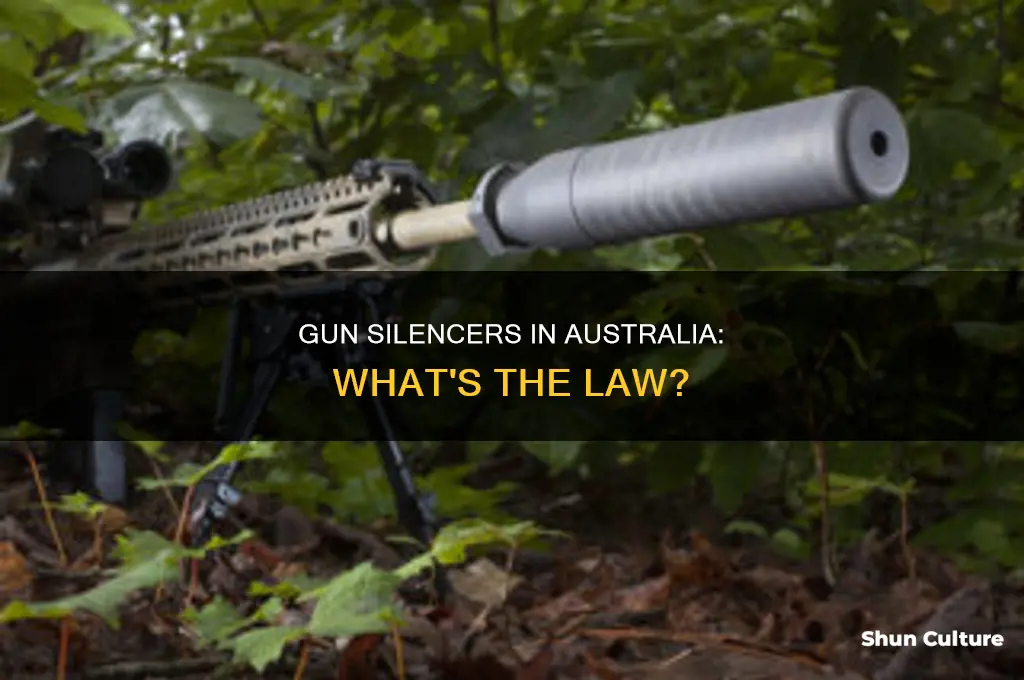 is it illegal to have a silencer in australia