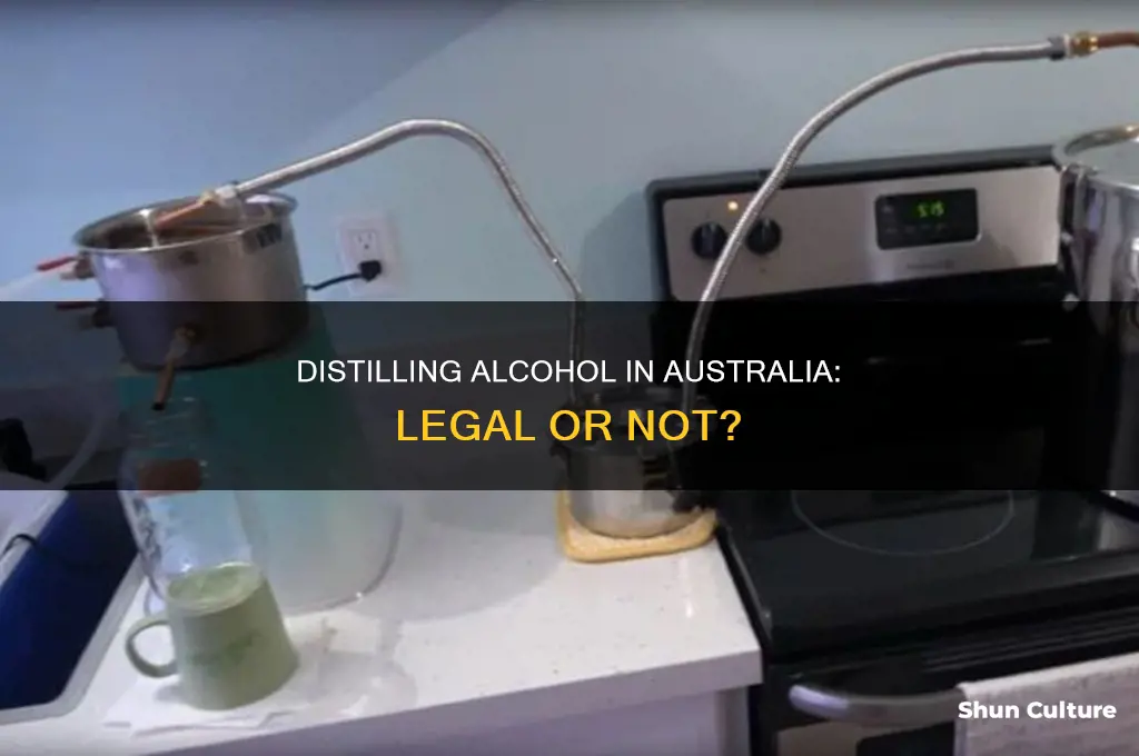 is it illegal to have a still in australia