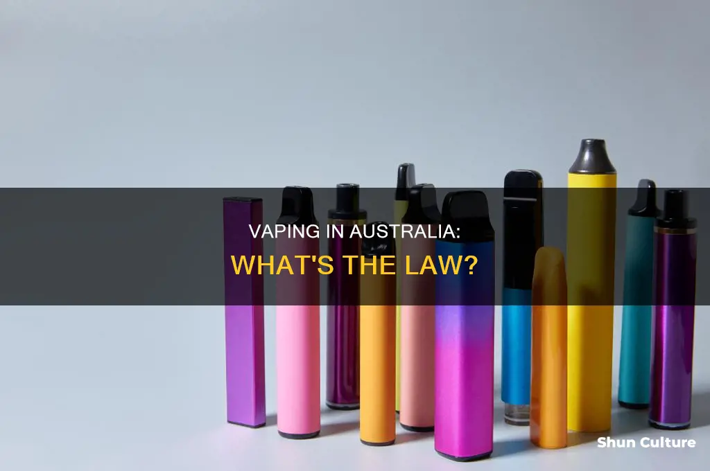 is it illegal to have a vape in australia
