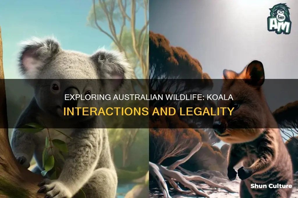 is it illegal to interact with koalas in australia