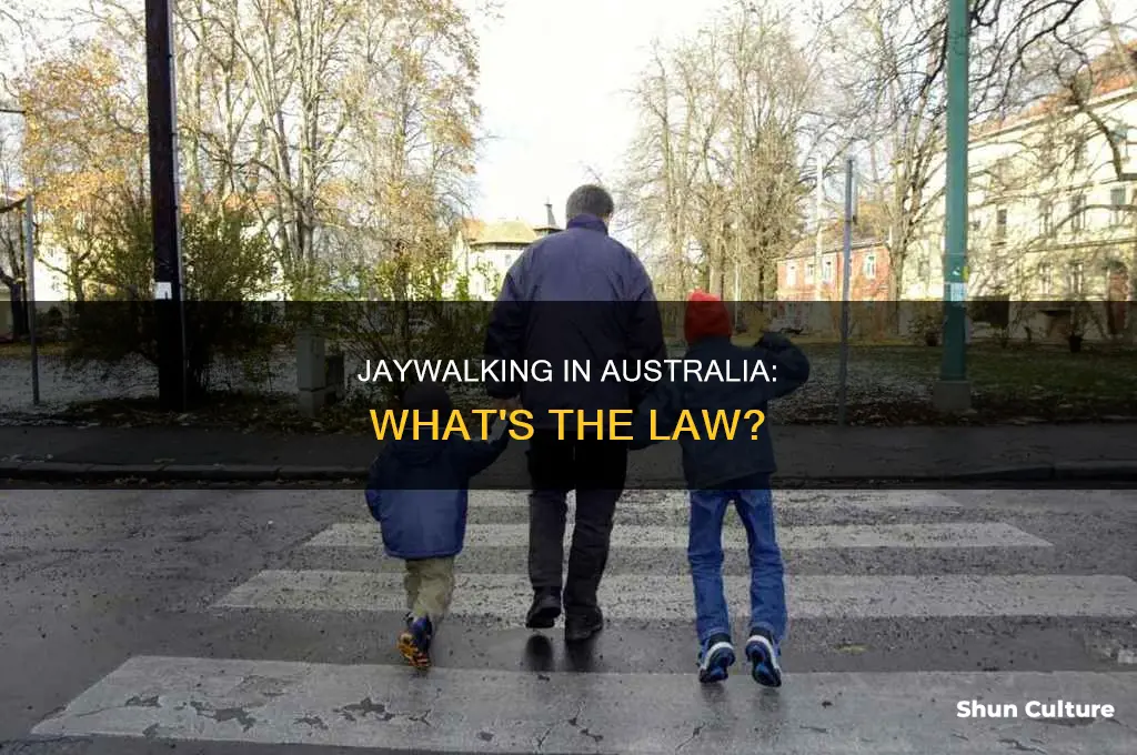 is it illegal to jaywalk in australia